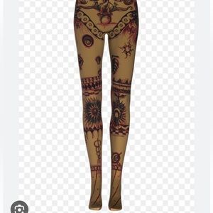 Marine Serre Tattoo Geotic Leggings